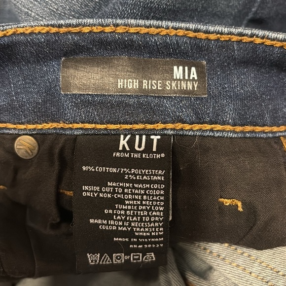 Kut from the Kloth Mia High-Rise Ankle Skinny Jeans - Picture 15 of 15